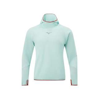 Mizuno Sweatshirts Unisex 36/Morning Mist Hooded Moderate