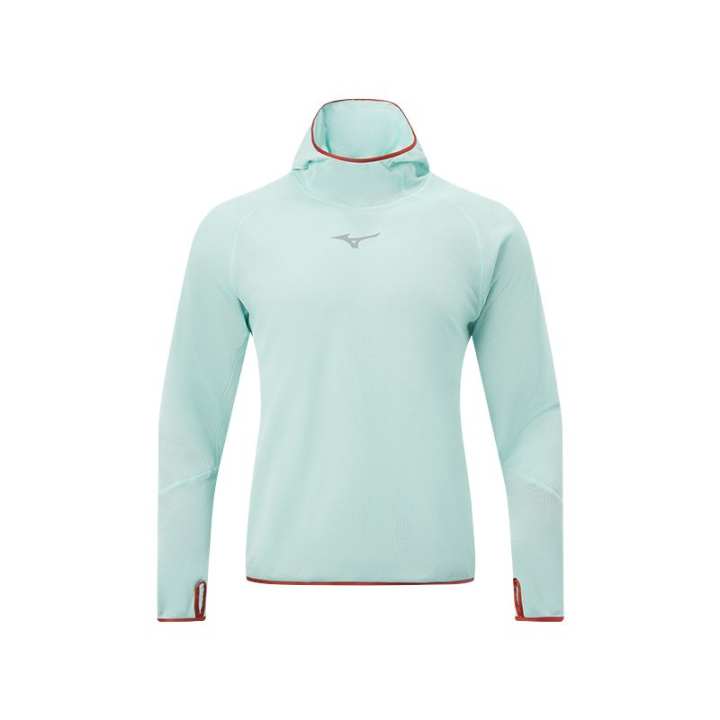 Mizuno Mizuno Sweatshirts Unisex 36/Morning Mist Hooded Moderate