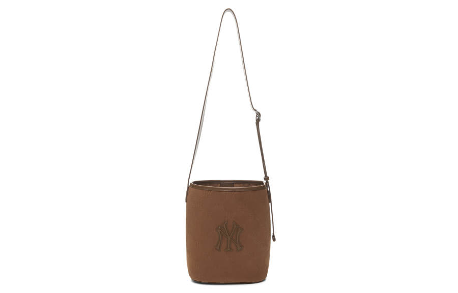 MLB MLB Polyester Shoulder Bag, Crossbody Bag Unisex Dark Brown