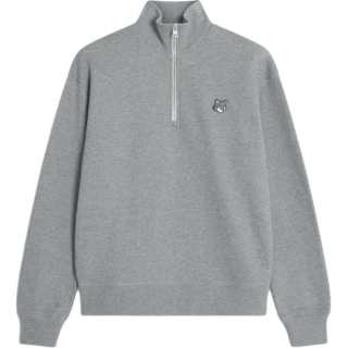 Maison Kitsune fox-head half-zip sweatshirt