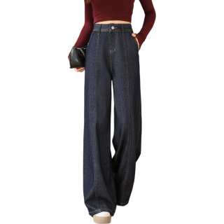 BALENO Jeans Women's Blue Moderate Wide Leg Pants