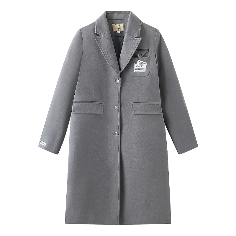 FABRIC PIG Coats Women's Suit Collar Moderate Straight Fit
