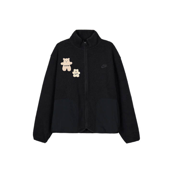 Nike Nike Velvet Jackets Men's Black Stand Collar Moderate