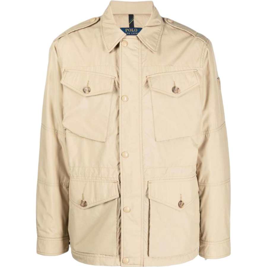 Polo Ralph Lauren logo-patch water-repellent recycled jacket