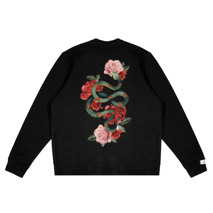 Adidas Adidas Sweatshirts Unisex Black Crew Neck Thickened Regular