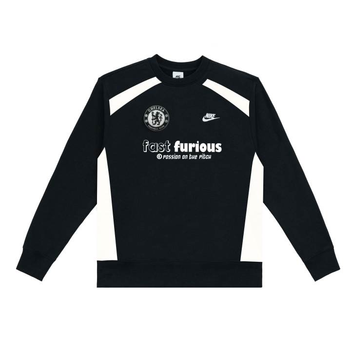 Nike Nike Sweatshirts Unisex Black Crew Neck Moderate