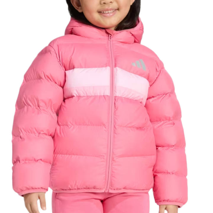 Adidas Adidas Padded Jacket Pink Fusion Children Aged 3 7 Years Old