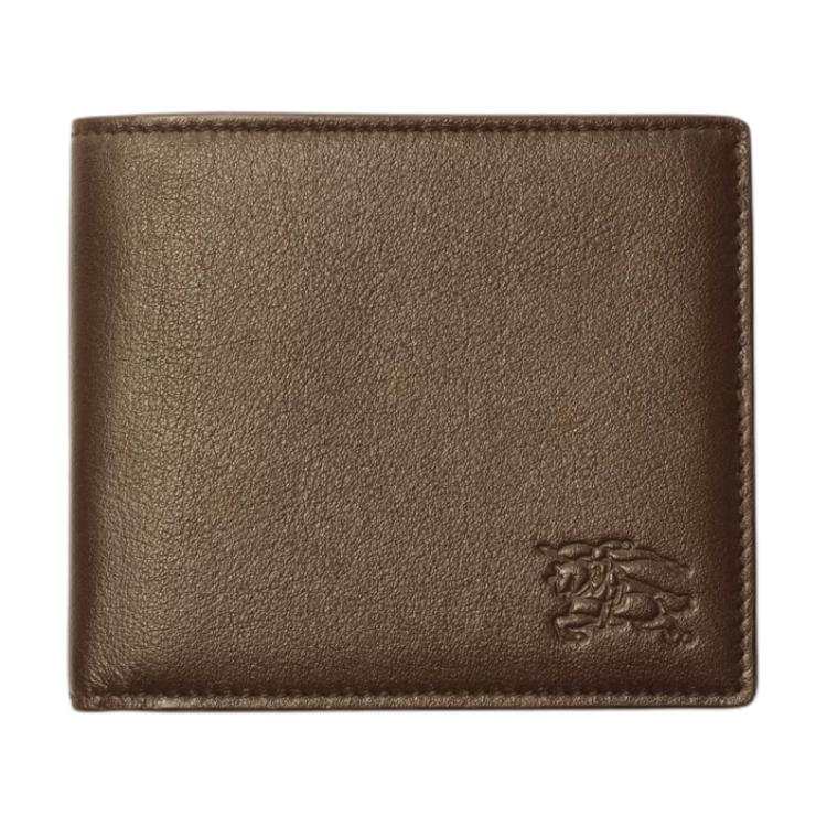 Burberry Calfskin Wallet Men's Sandy Beige