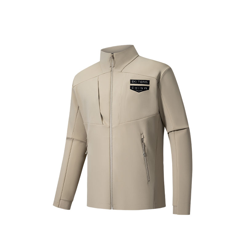 ANTA Jackets Men's Stone Honey Stand Collar Moderate Other