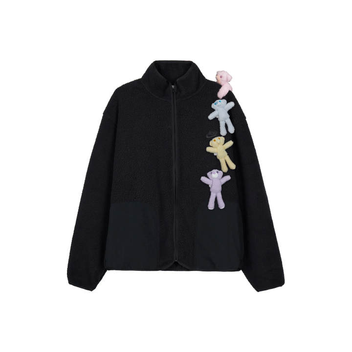 Nike Nike Velvet Jackets Men's Black Stand Collar Moderate