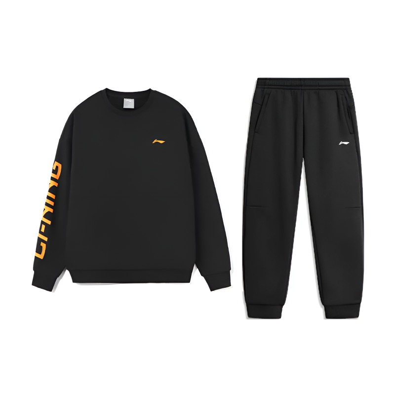 Li-Ning Li Ning Casual Sportswear Unisex Black+Black