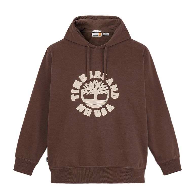 Timberland Sweatshirts Men's Chocolate Brown Hooded Moderate