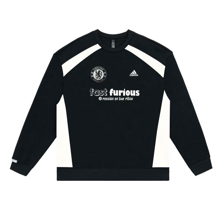 Adidas Adidas Sweatshirts Unisex Black Crew Neck Moderate