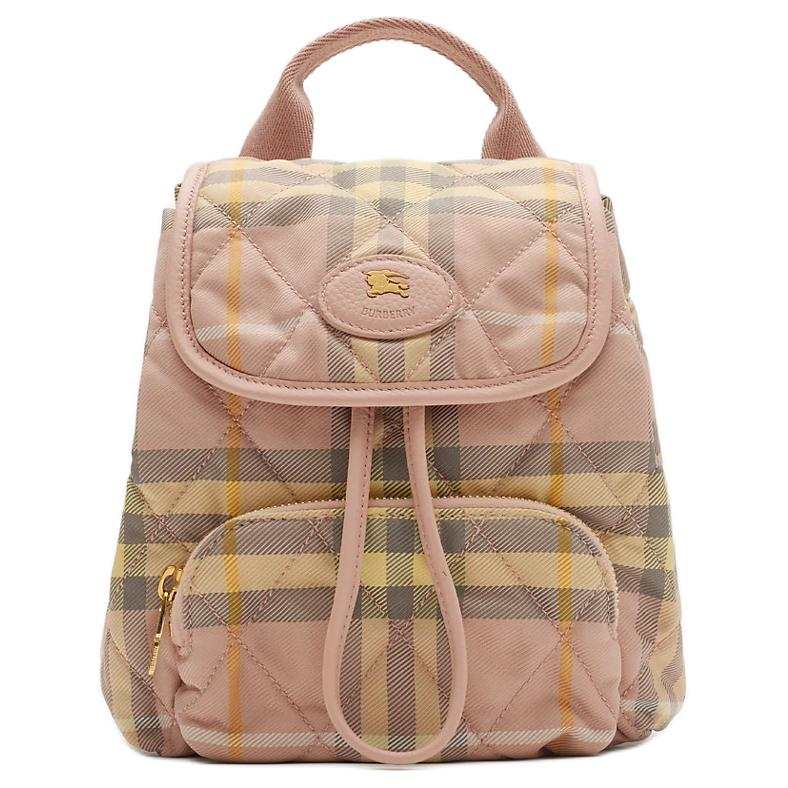 Burberry Horseshoe Polyamide Backpack Mini Women's Tea Cup Pink