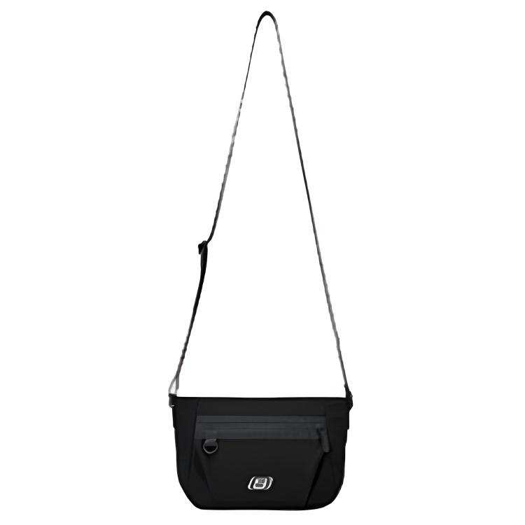 Skechers Casual Minimalist Style Shoulder Bag Unisex Carbon Black