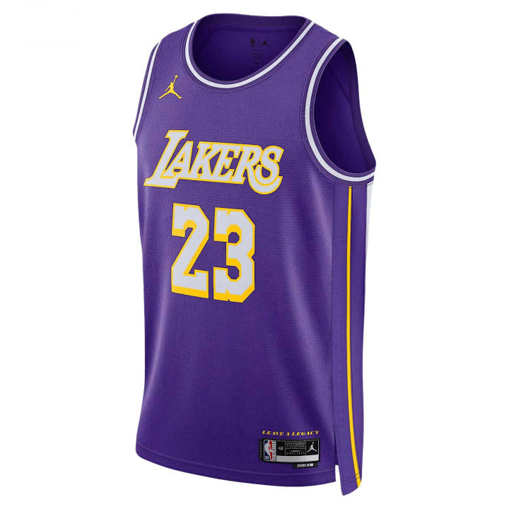 Nike Nike Los Angeles Lakers 2025/26 Statement Edition Men's Nike Dri-FIT Nba Swingman Jersey