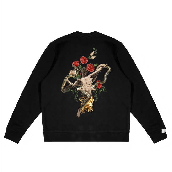 Adidas Adidas Sweatshirts Unisex Black Crew Neck Thickened Regular