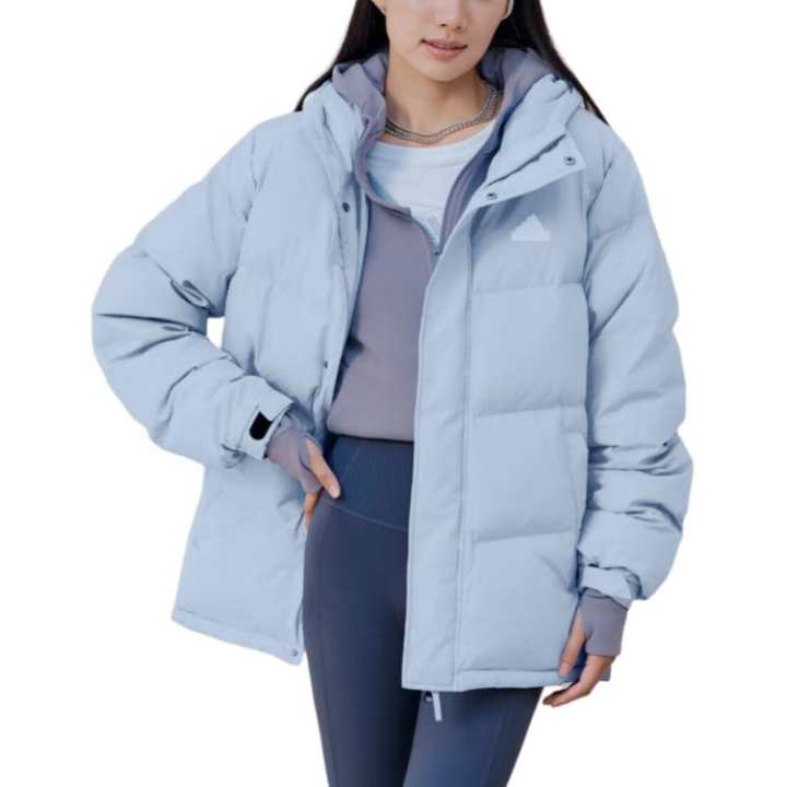 Adidas Adidas Down Jackets Unisex Glossy Finish Blue Moderate