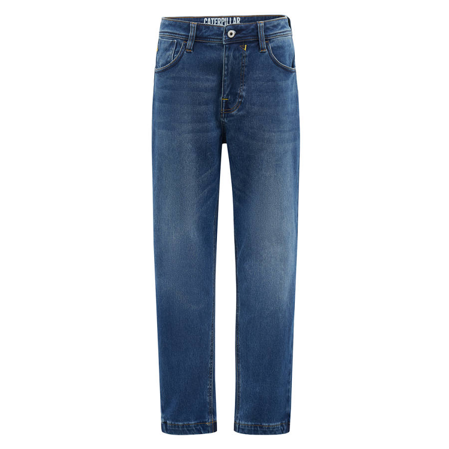 CAT CAT Jeans Men's Thickened Straight Fit Pants