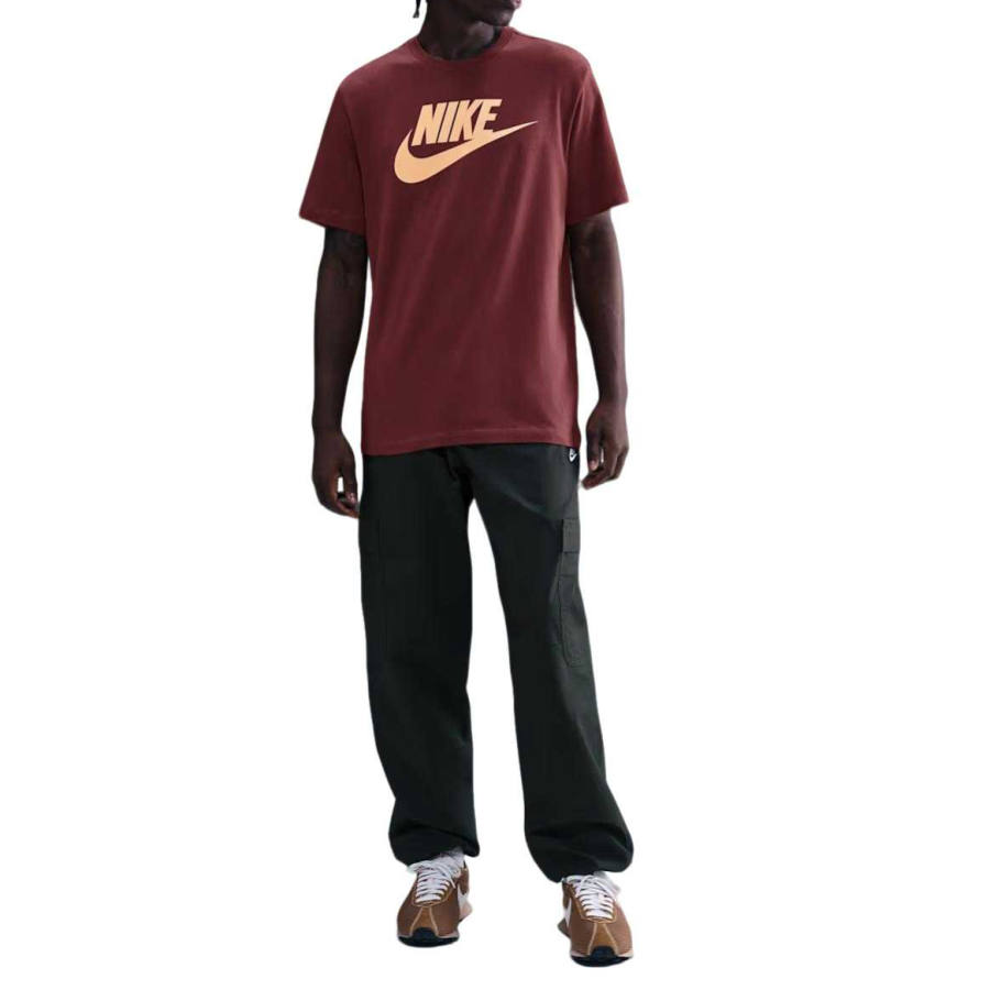 Nike Nike Sportswear T Shirts Men's Dark Red Crew Neck