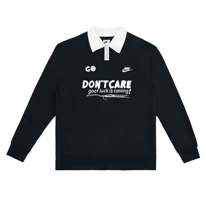 Nike Nike Sweatshirts Unisex Black Polo Collar Moderate Regular