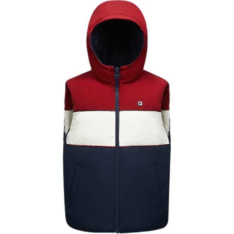 FILA KIDS Down Vests Hooded Non Detachable Moderate
