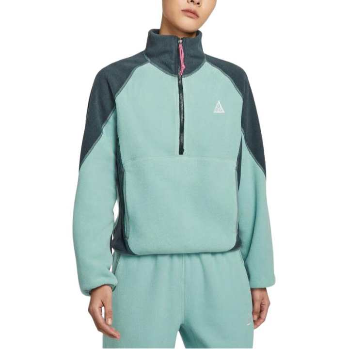 Nike Nike ACG Sweatshirts Women's Teal Stand Collar Moderate Regular