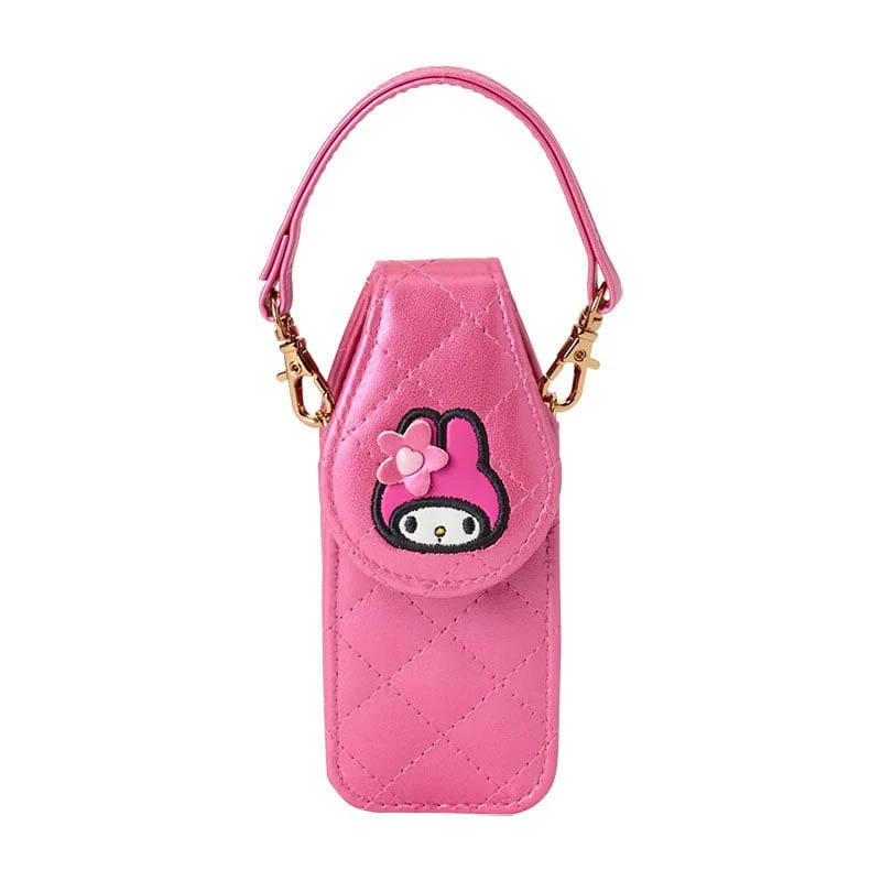 Sanrio My Melody Polyurethane Travel Storage Bag Mini Women's Dark Red