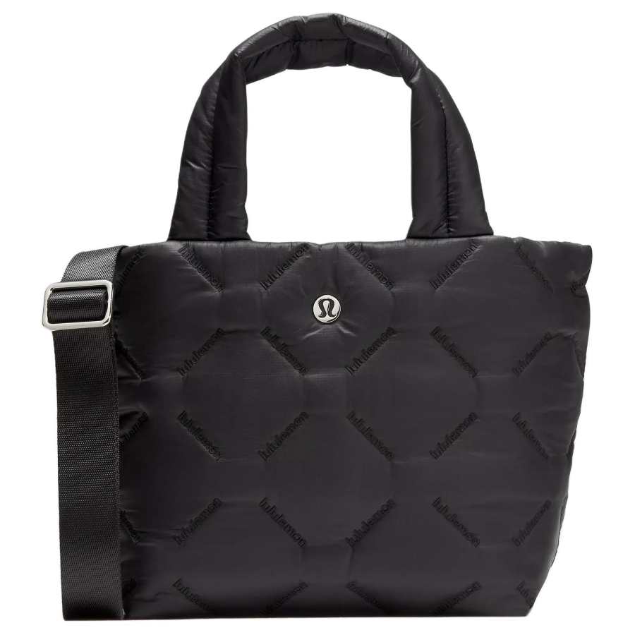Lululemon Quilty Pleasures Nylon Polyester Handbag Mini Women's Black