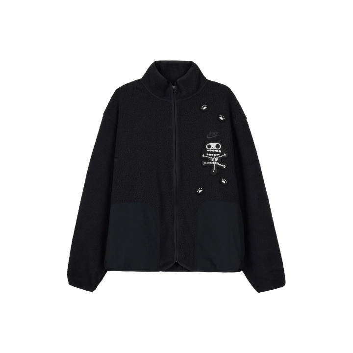 Nike Nike Velvet Jackets Men's Black Stand Collar Moderate