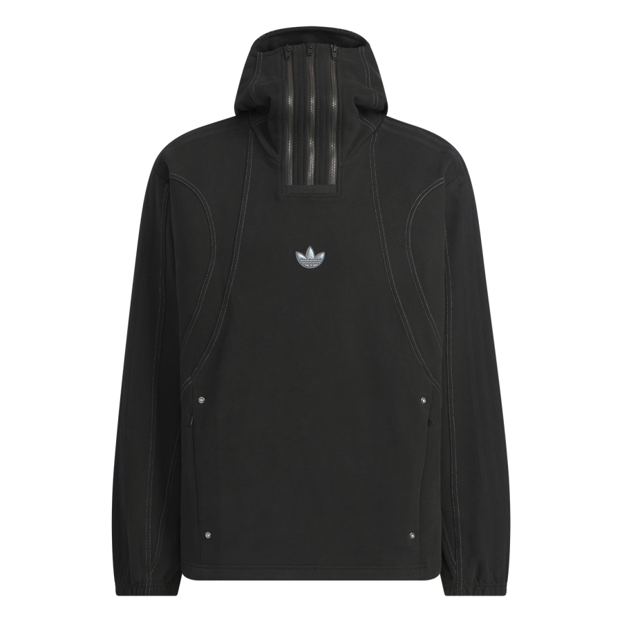 Adidas Originals x GALI Loose Fit Fleece Lined Hooded Long Sleeved Sweatshirt Unisex