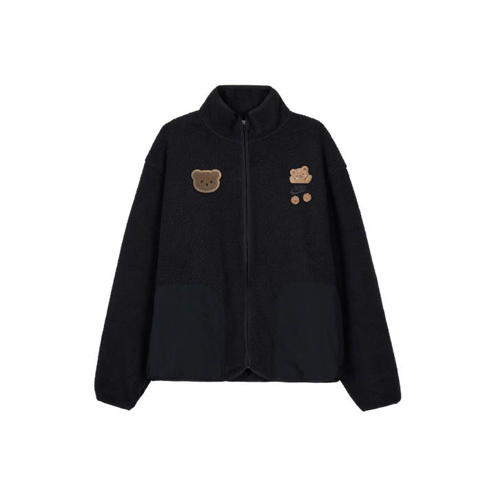 Nike Nike Velvet Jackets Men's Black Stand Collar Moderate