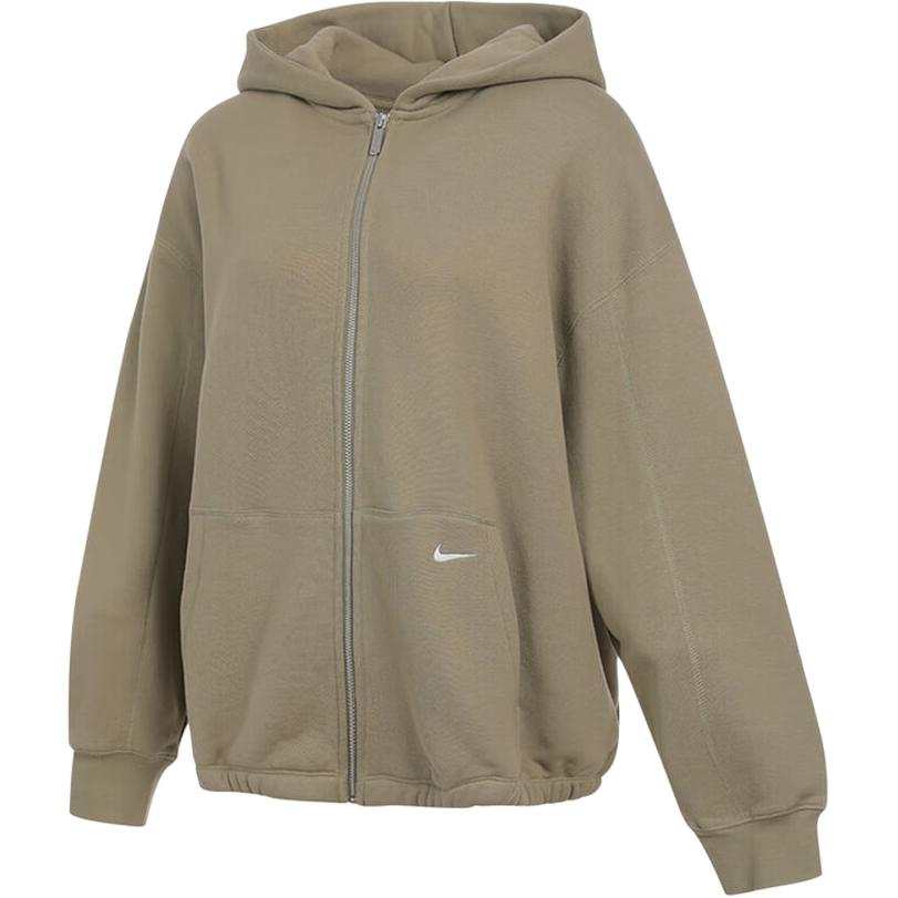 Nike Nike Jackets Women's Dark Khaki Hooded Non Detachable Moderate Other
