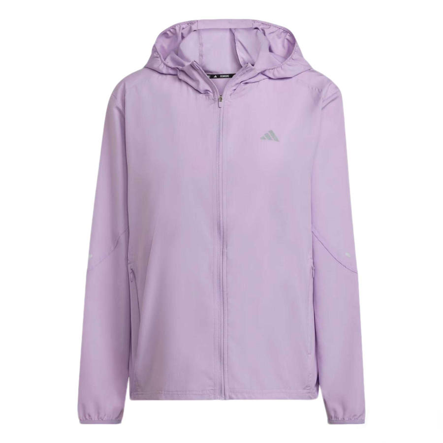 Adidas Adidas Running Jackets Women's Powder Plum Purple Hooded Moderate Other