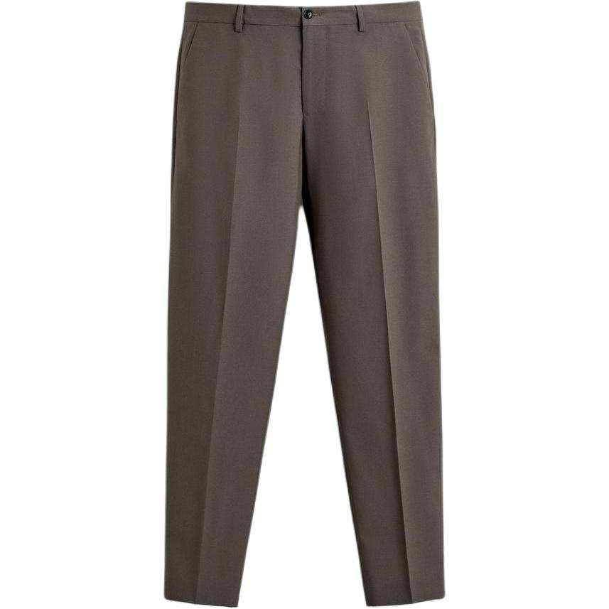 ZARA Suit Pants Men's Dark Taupe Moderate