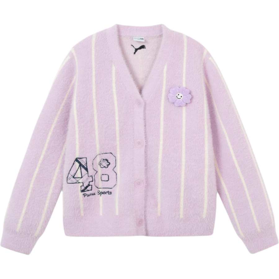 PUMA Sweater Sportstyle Purple Flower Tones Kids'