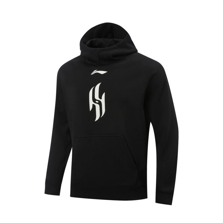 Li-Ning Li Ning Basketball Collection Fleece Lined Thermal Hooded Casual Versatile Comfortable Loose Fit Fashion Sweatshirt