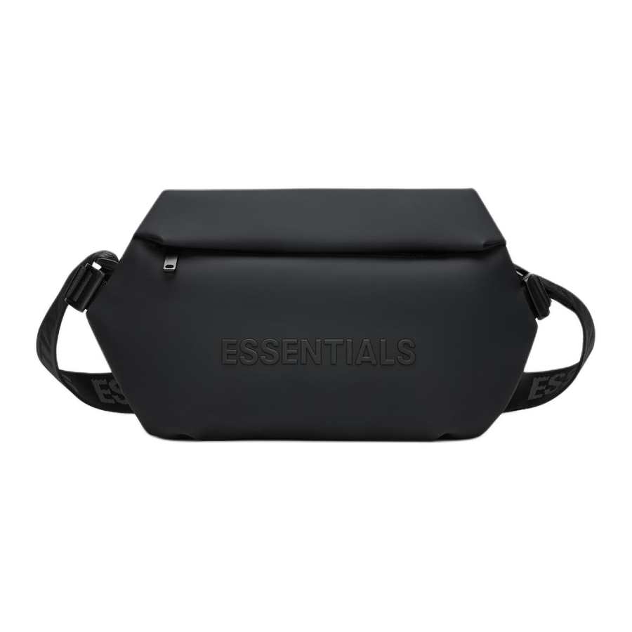 Fear Of God Essentials Pu Shoulder Bag Unisex Black