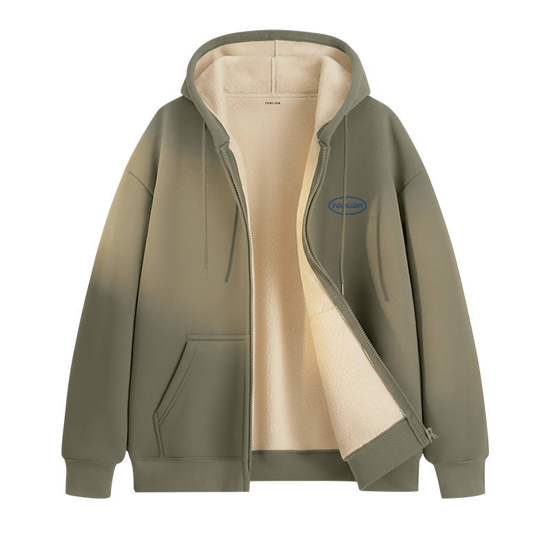 Tonlion Sweatshirts Unisex Hooded Thickened Heavyweight
