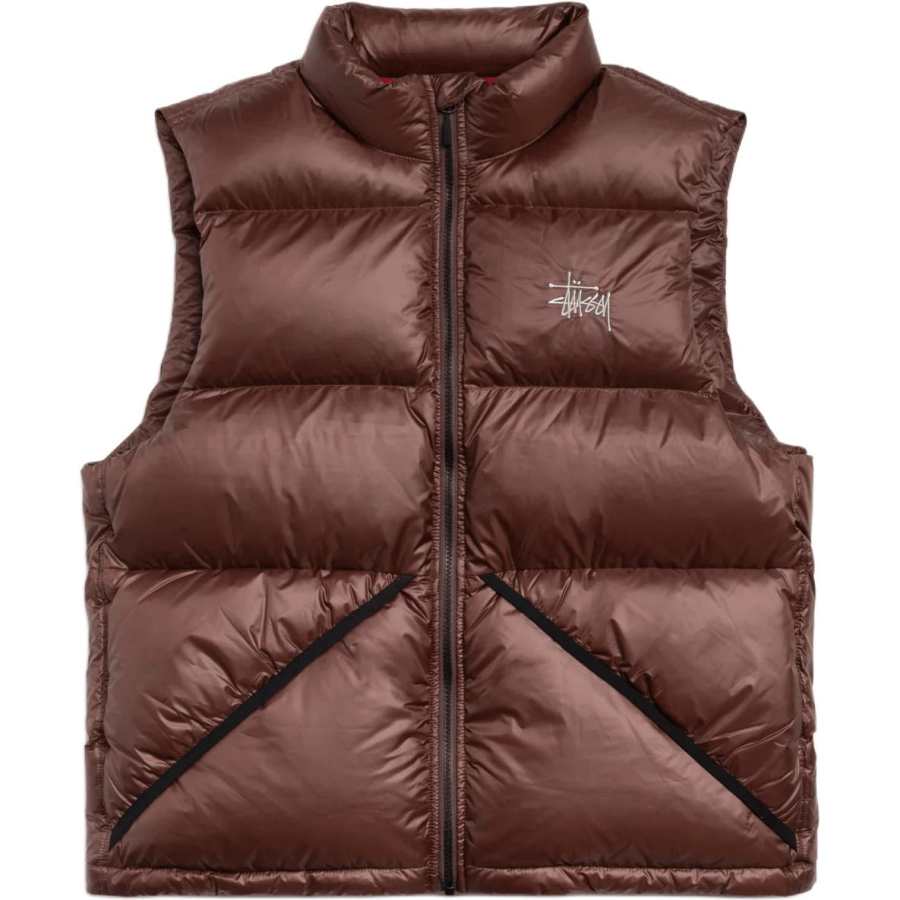 Stussy padded zip-fastening gilet