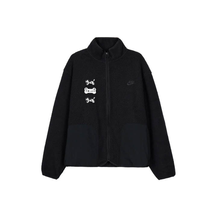 Nike Nike Velvet Jackets Men's Black Stand Collar Moderate