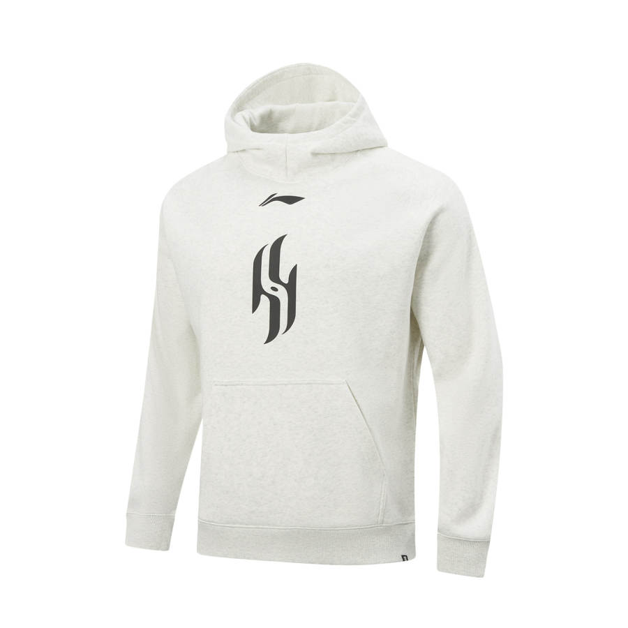 Li-Ning Li Ning Basketball Collection Fleece Lined Thermal Casual Versatile Comfortable Loose Fit Fashion Hooded Sweatshirt