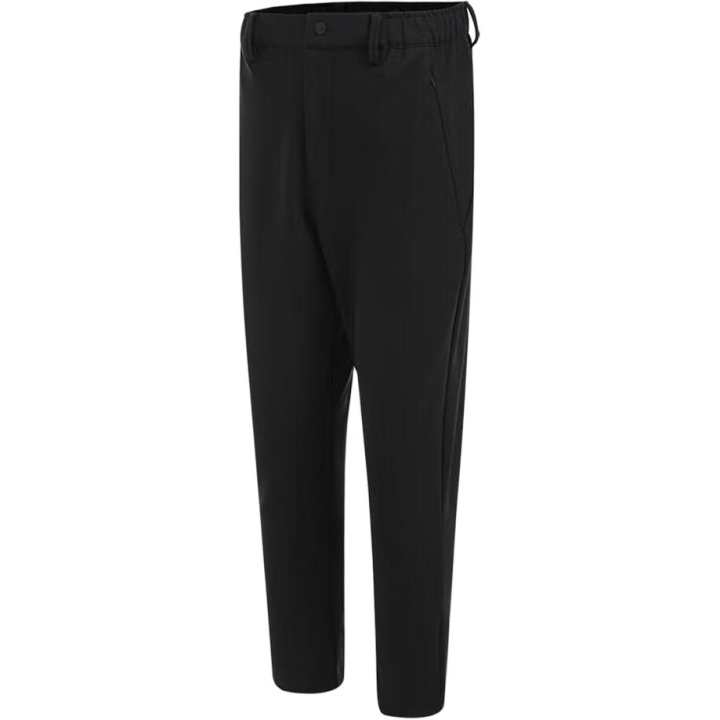 Adidas Adidas Casual Pants Men's Black Moderate Straight Fit Pants