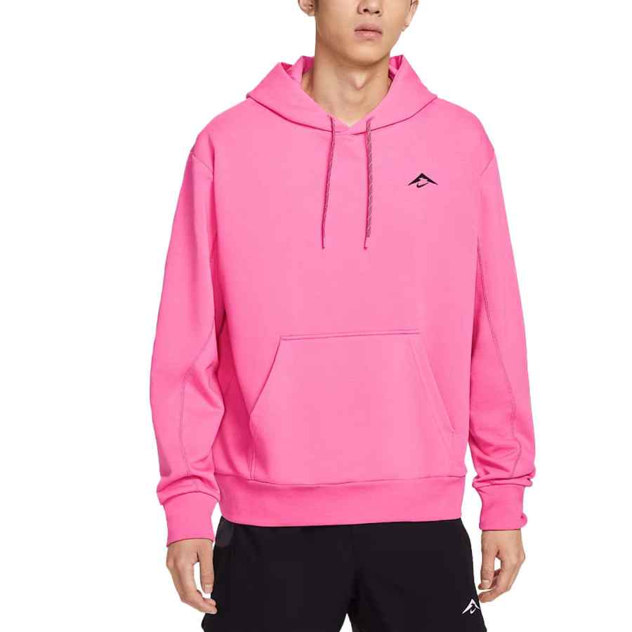 Nike Nike Dri Fit Sweatshirts Men's Subtle Purple Pink/Black Hooded Moderate