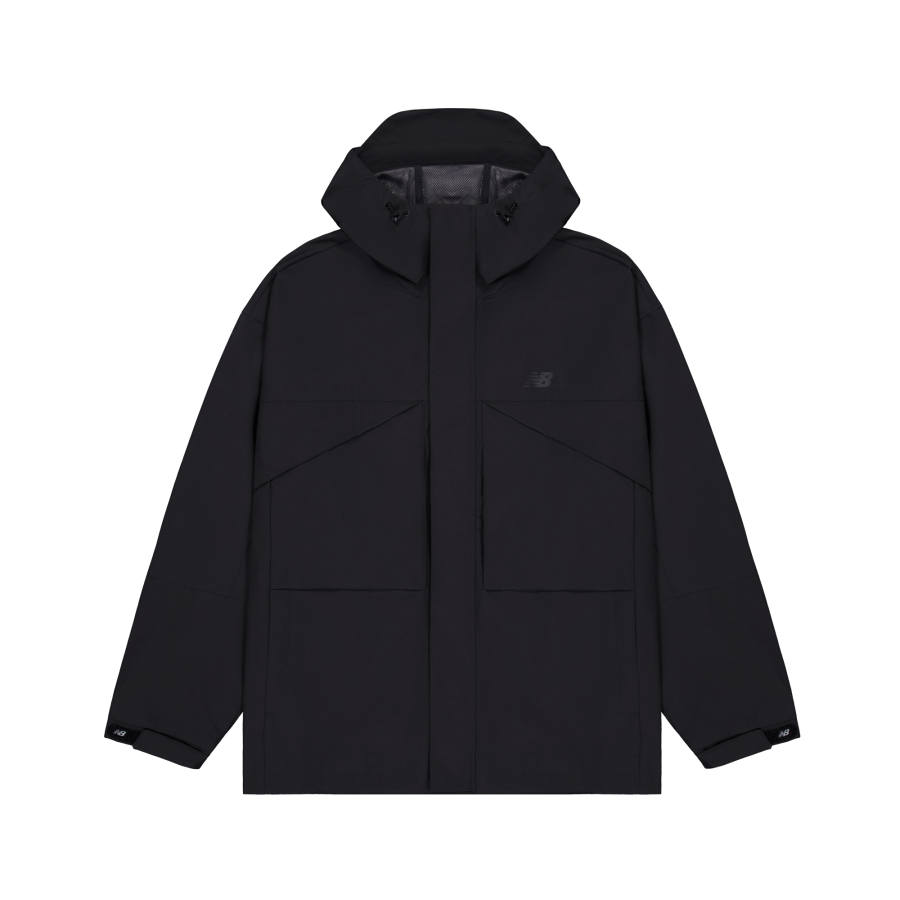 New Balance New Balance Jackets Men's Black Hooded Non Detachable Moderate