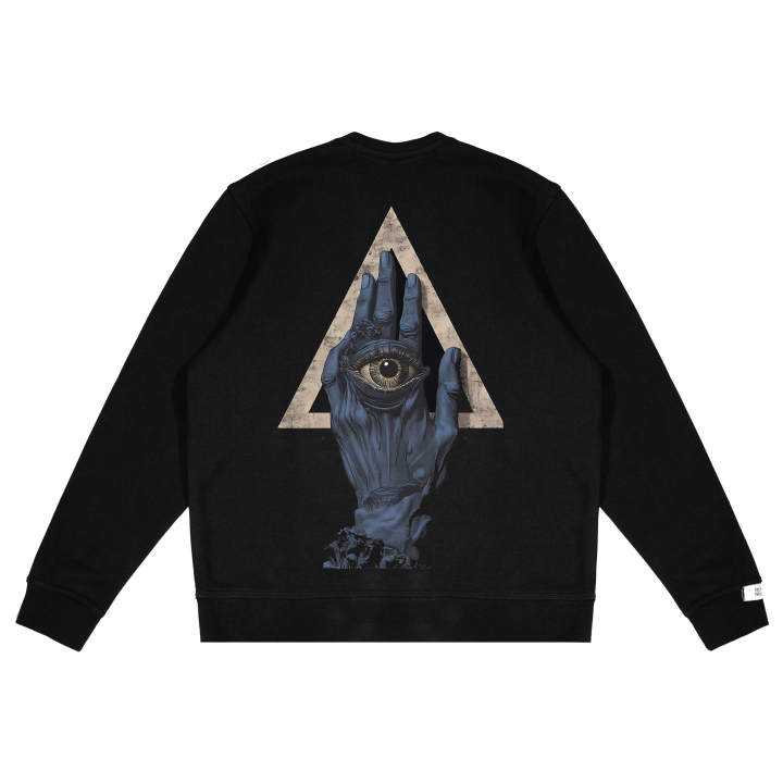 Adidas Adidas LABEL Sweatshirts Unisex Black Crew Neck Moderate Regular