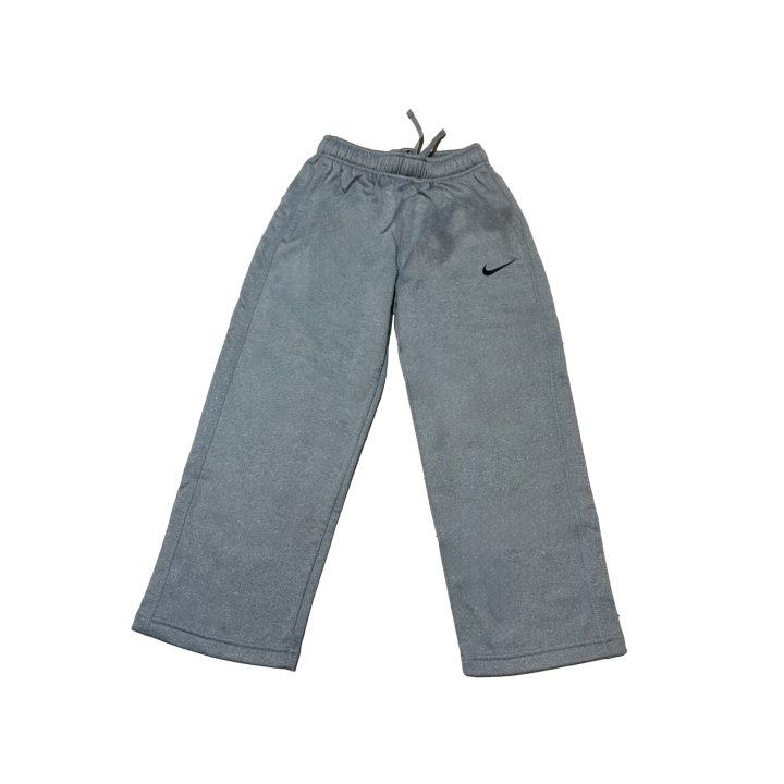 Nike Nike Kids' Bottom Lace Up Solid Color Comfortable Versatile Fleece Lined Gray Kids'