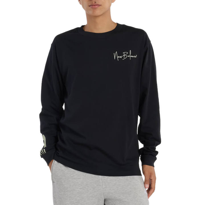 New Balance New Balance T Shirts Men's Black Crew Neck