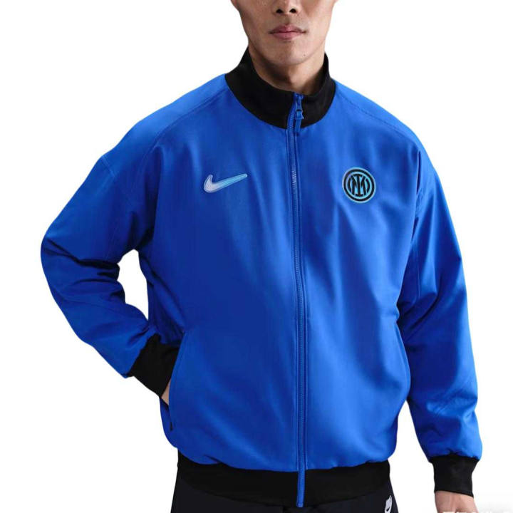 Nike Nike Inter Milan Jackets Men's Lyon Blue Stand Collar Moderate Other