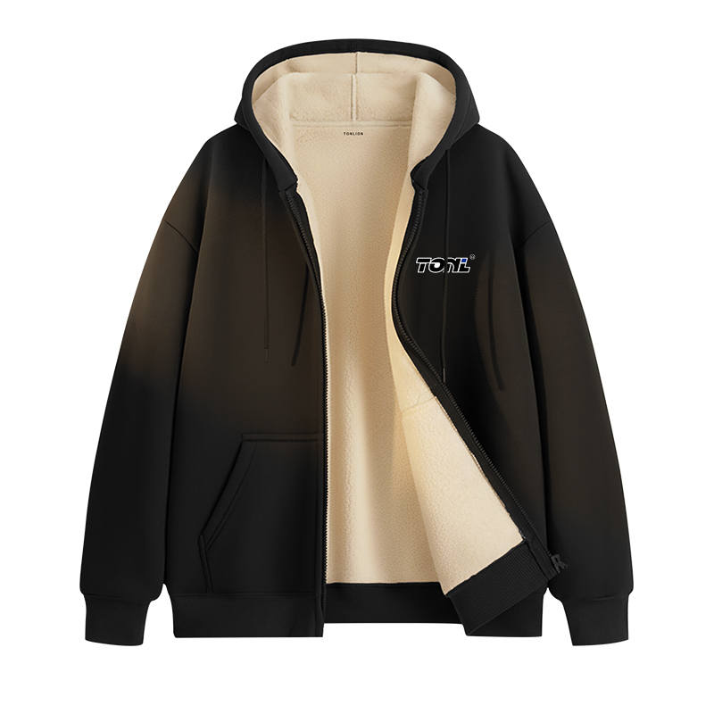 Tonlion Sweatshirts Unisex Hooded Thickened Heavyweight